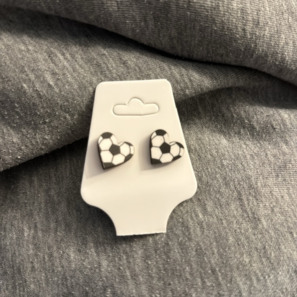 🛍️BUNDLE 3 for $17 SOCCER MOM HEART cute earrings kawaii food animal